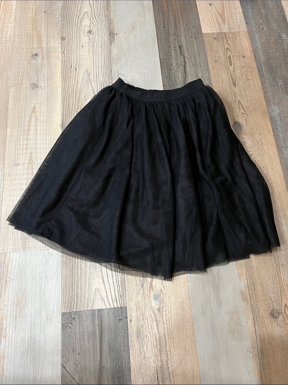 GAP KIDS Black Circle Skirt Soft Tulle Layers Girls Sz M(8) Flowy Party Chic